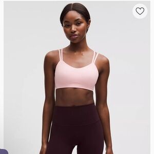Lululemon Athletica Light Pink Strappy Sports Bra